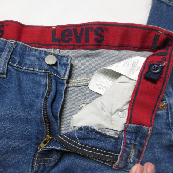 LEVI’S boys PANTS denim STRAIGHT FIT jeans 514 adjustable waist SIZE 16REG 28x28 - Picture 5 of 11